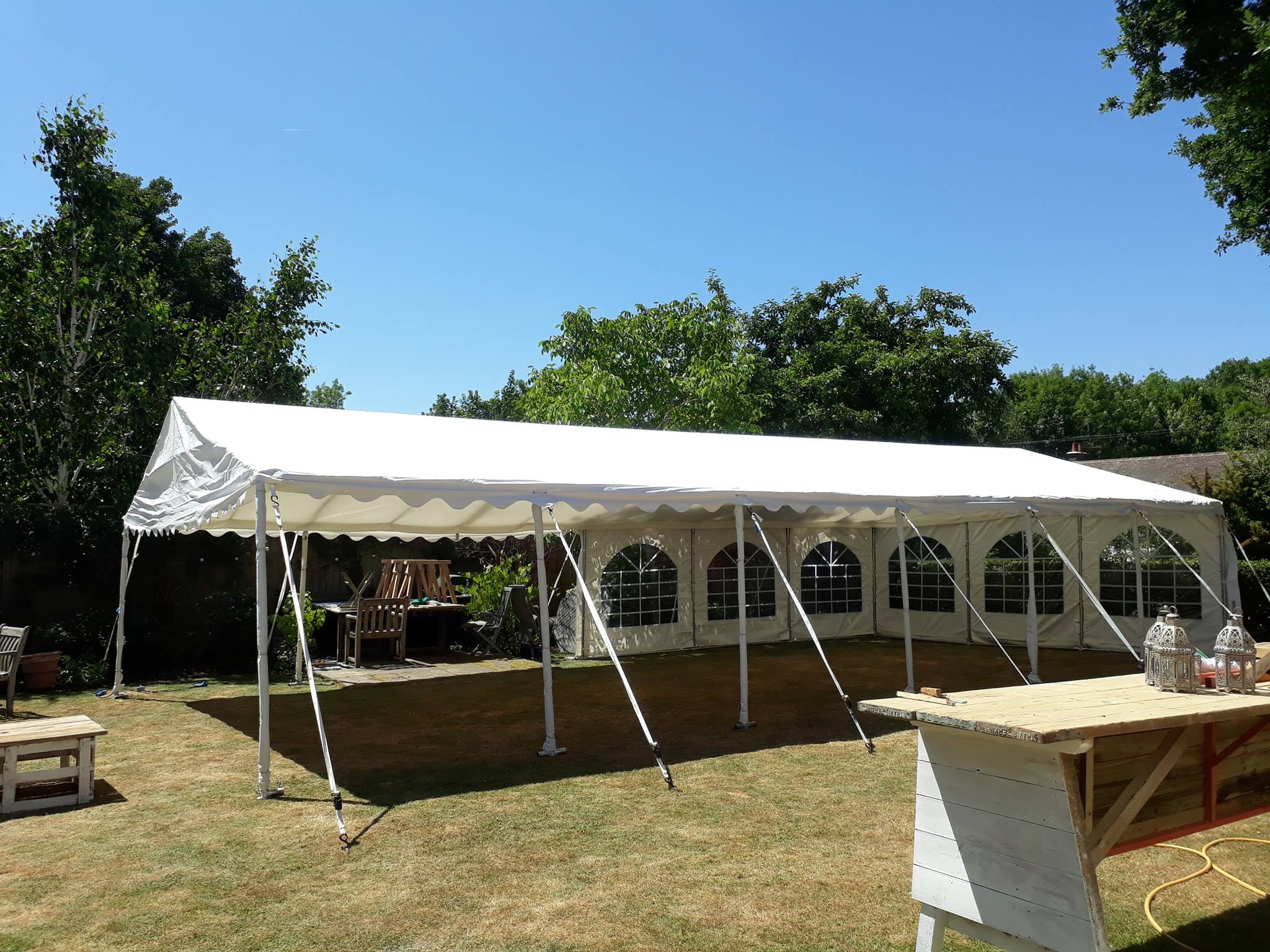 6x12m DIY Marquee without sides