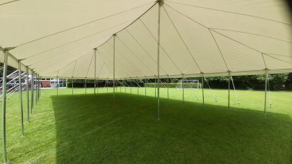 9x18m traditional marquee no sides