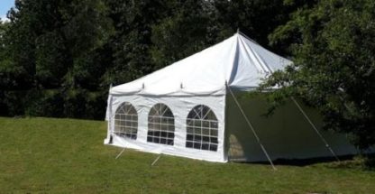 6x6m traditional marquee sides on