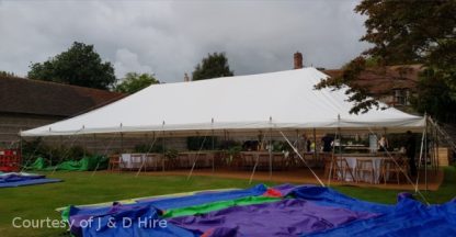 9x13.5m marquee without sides