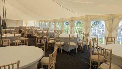 9x18m traditional marquee linings