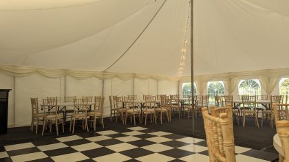 9x18m luxury traditional marquee interior